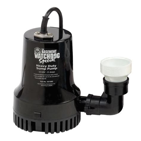 Backup sump pump - Since a small sump pump needs 800 to 100 watts to operate and can draw up to 1,800 watts when starting, a backup generator needs to be sized properly and, of course, well maintained. If all else fails, you can turn to a hand-operated bilge pump or a bucket brigade to move water out of the pit during a power outage.